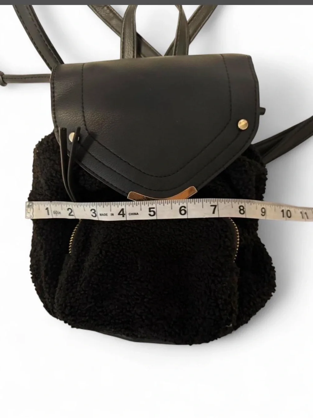 Primark fur mini backpack